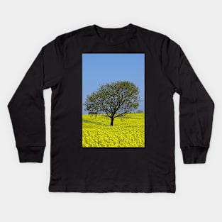 In A Sea Of Yellow Kids Long Sleeve T-Shirt